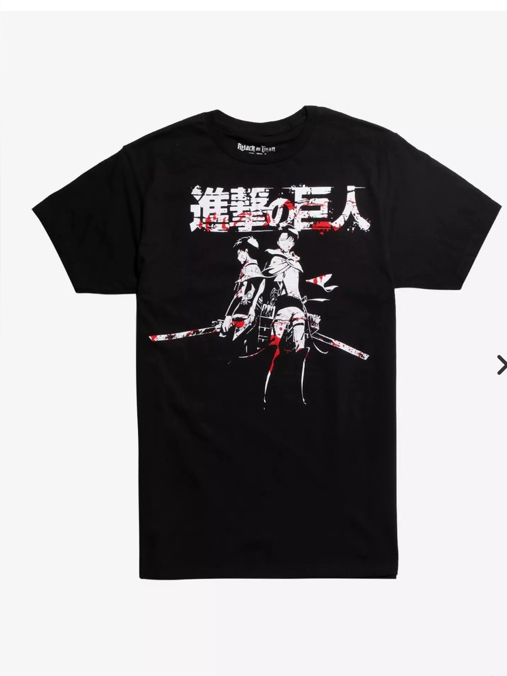 Attack on Titan Graphic Tee - Black